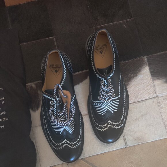 John Fluevog nathaniel shoes size 9.5 M  11.5 Women New UNISEX ( - Picture 1 of 4